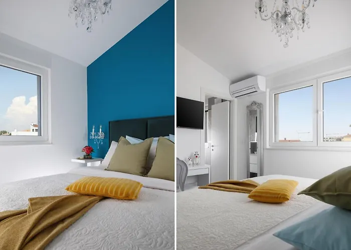 Penthouse Blue Horizon- A Luxury Penthouse With Infinity Pool, Hot Tub, Sauna And Sea Views! Daire Poreč